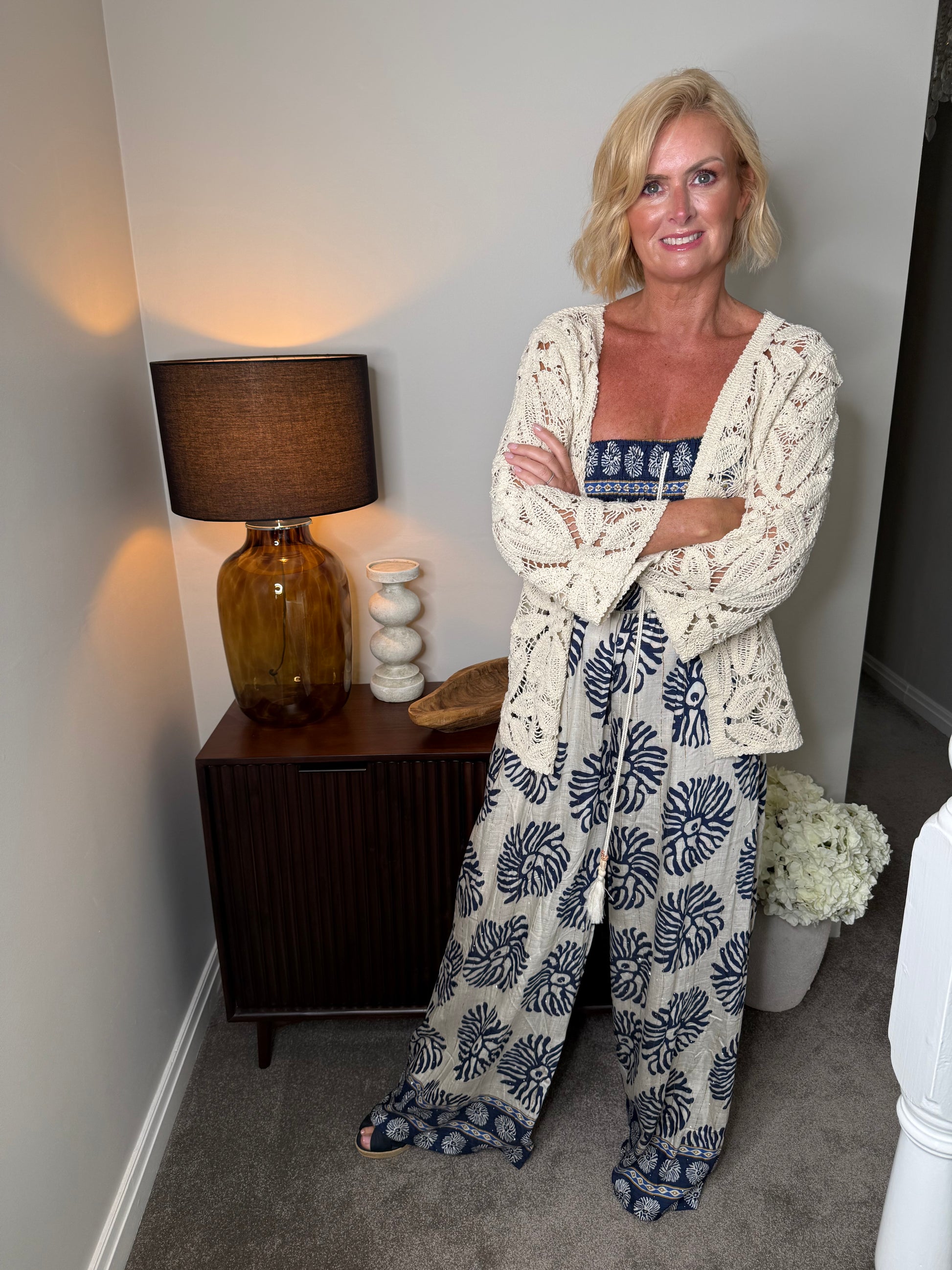 Mykonos Crochet Cardigan