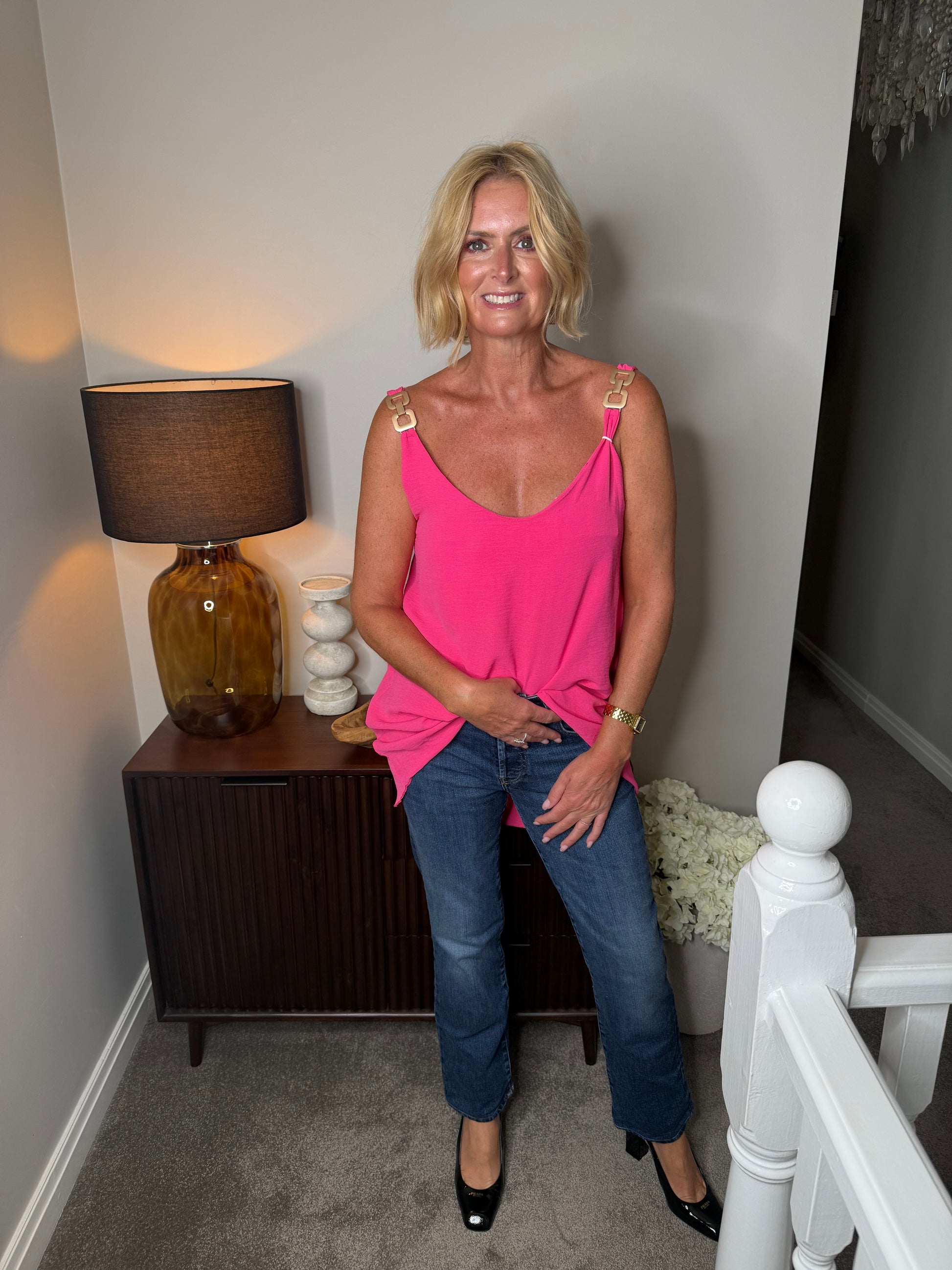 Charlie Buckle Vest Top