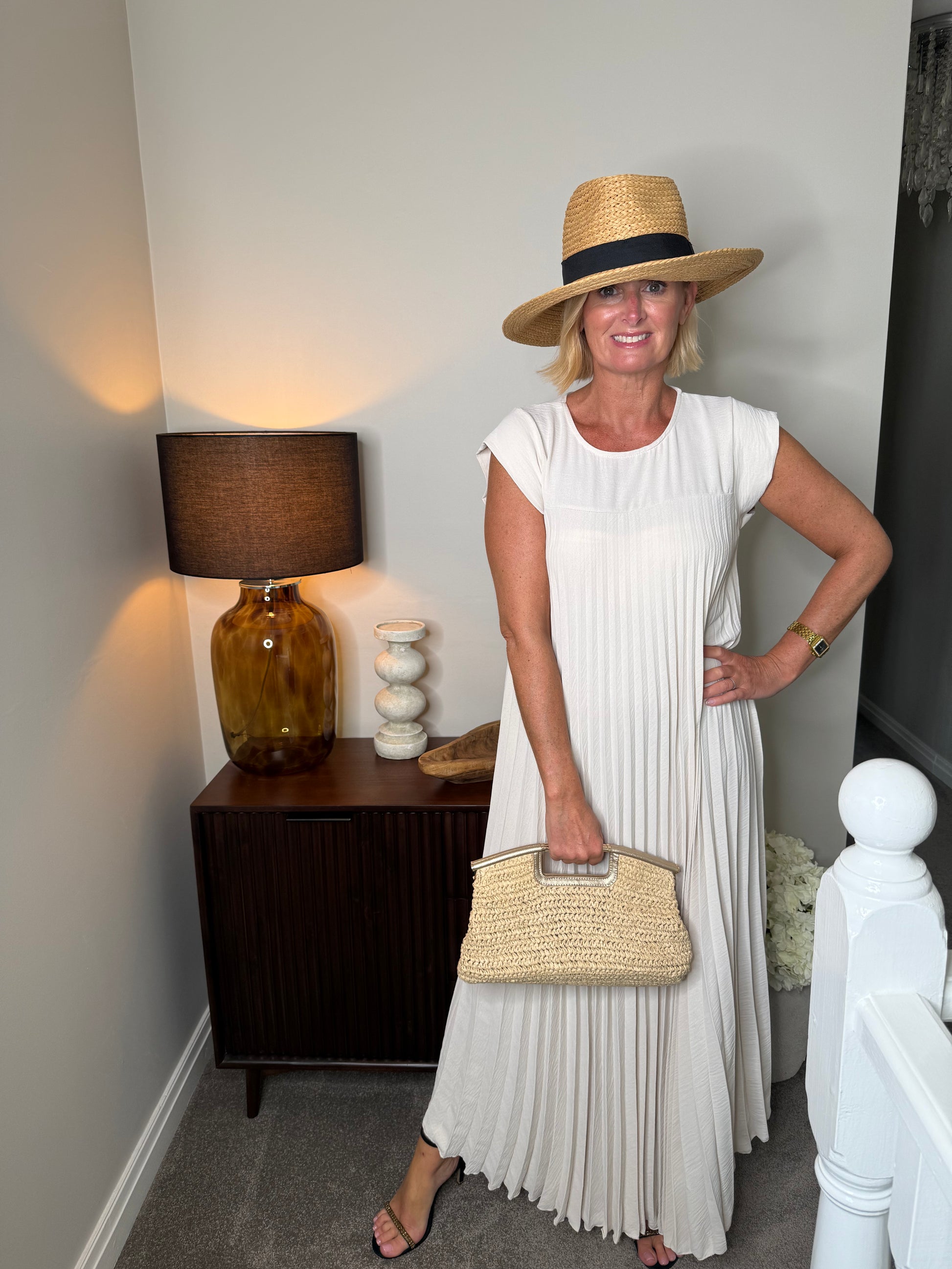 Gracie Pleated Dress