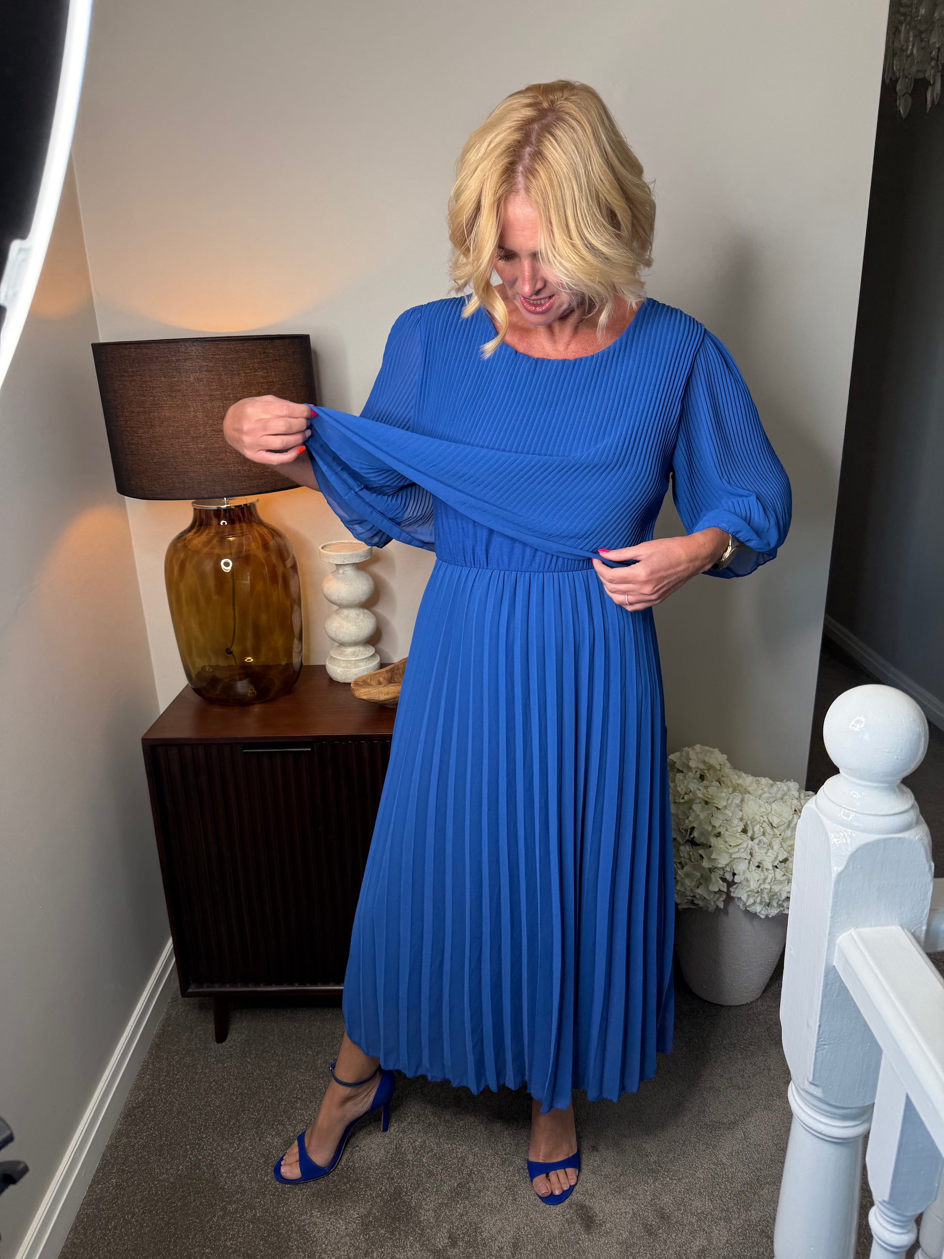 Antonia Pleated Midi