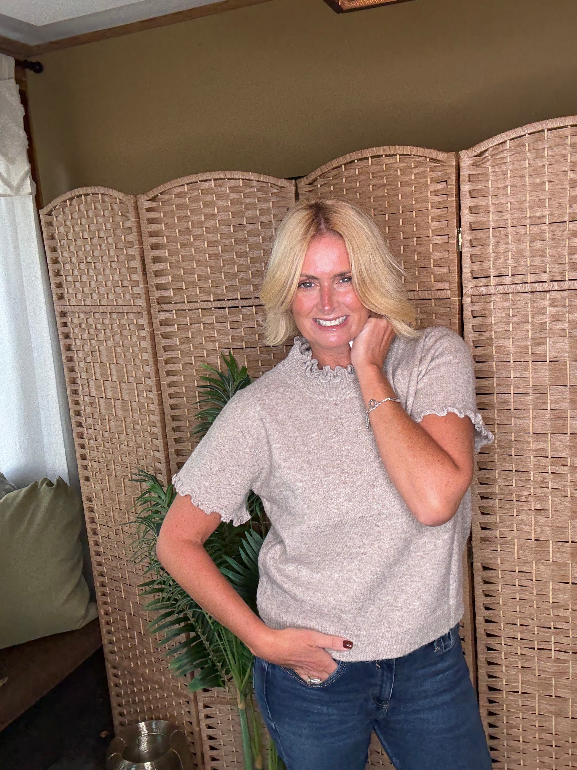 Susie short sleeve jumper