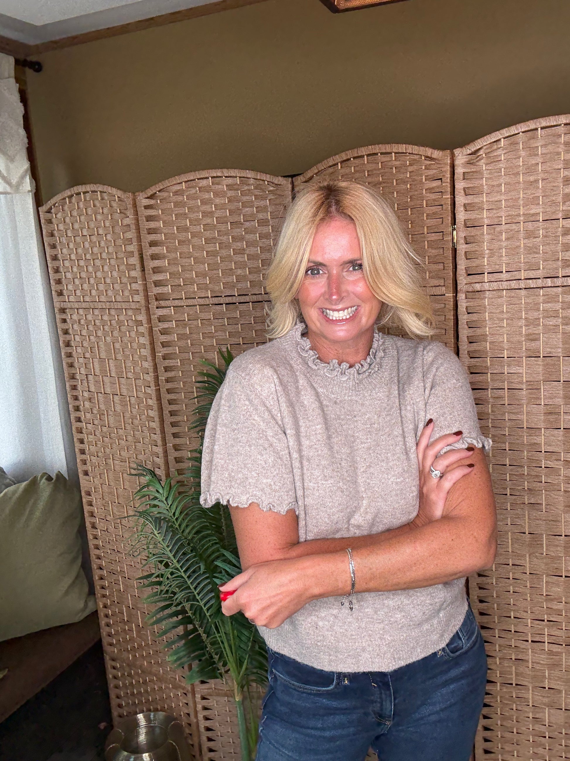 Susie short sleeve jumper