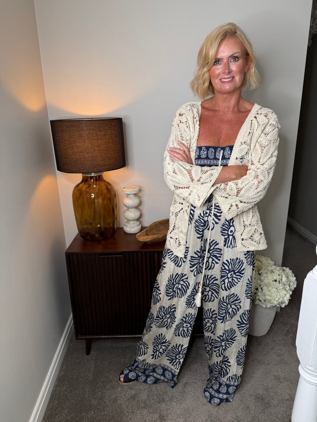 Mykonos Crochet Cardigan