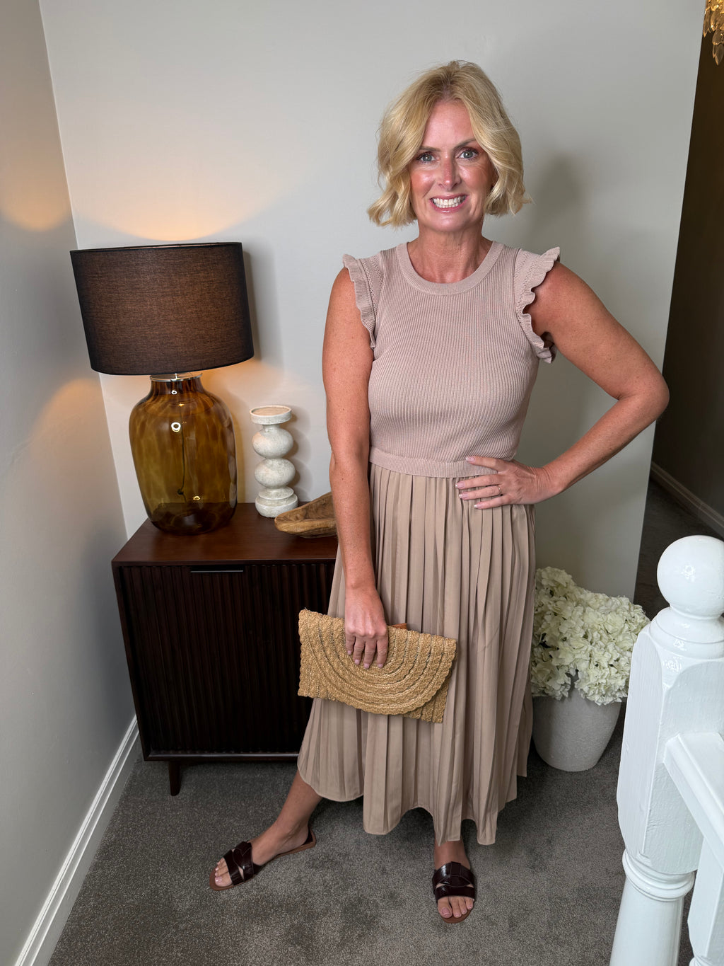 Katie knitted Midi Dress