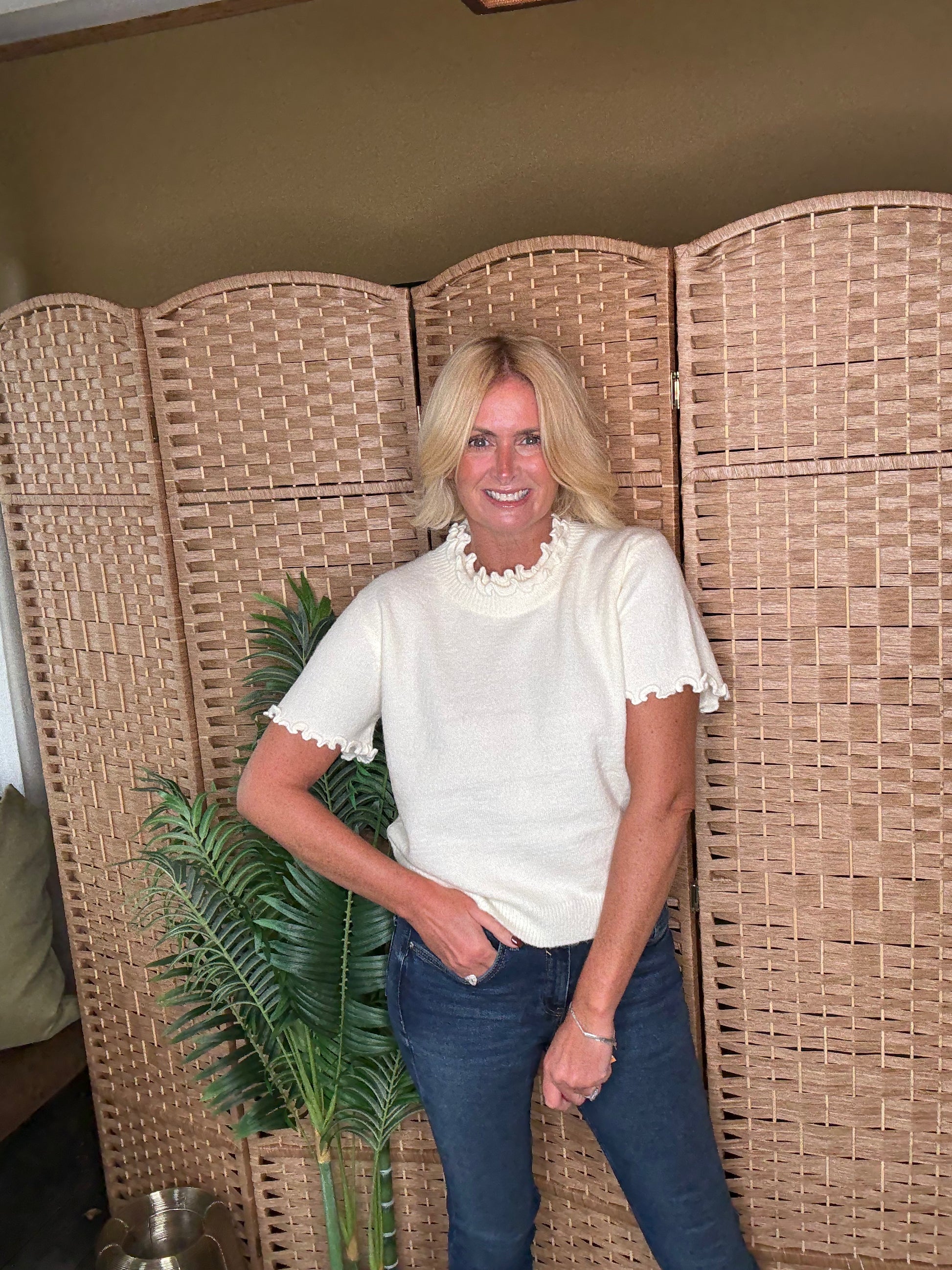 Susie short sleeve jumper