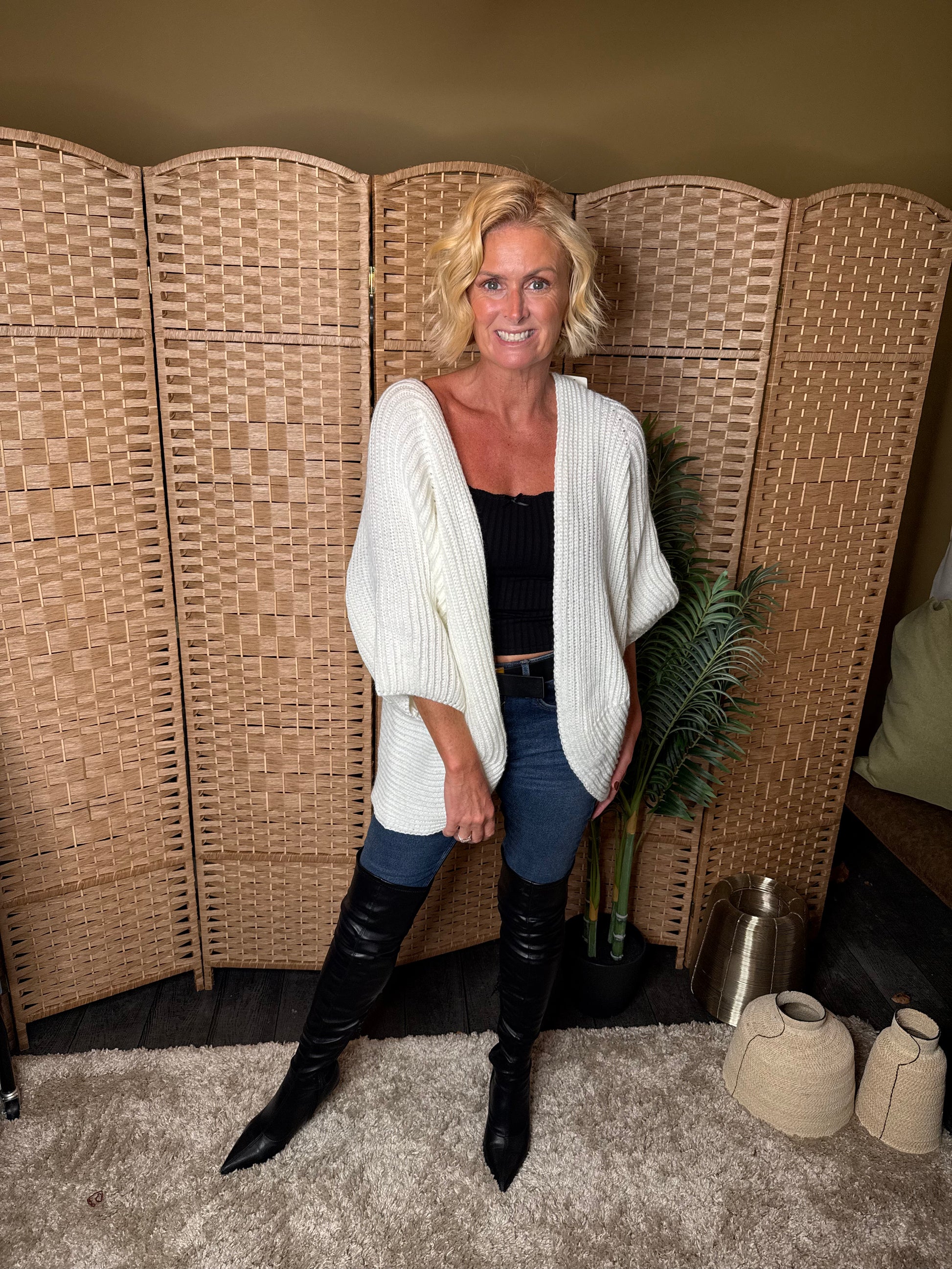 Layla 3/4 sleeve cardigan